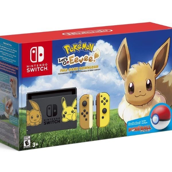Nintendo Switch Let's Go, Pikachu! & Eevee! Edition