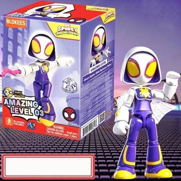 Mô hình Blockees Marvel - Ghost-Spider
